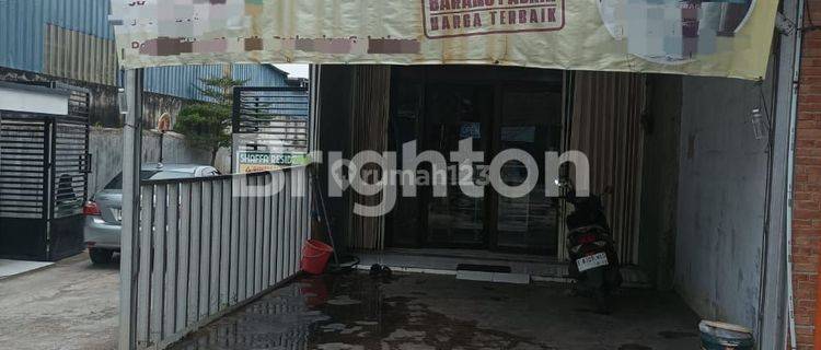Dijual Ruko pinggir jalan kawasan ramai jl abdul Wahab sawangan depok siap pakai ex toko plastik 1