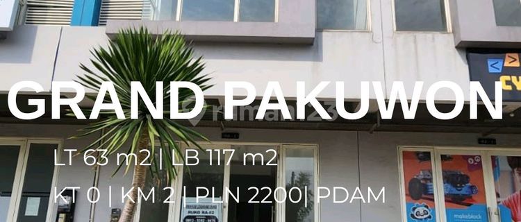 Shop House For Rent At Grand Pakuwon 1