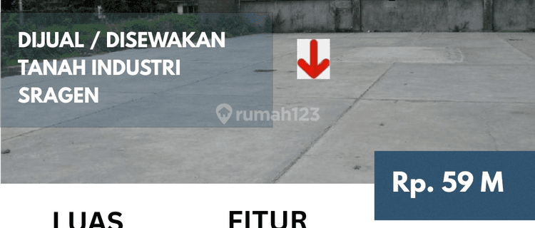 Tanah  Luas 2 Hektar Strategis Solo Sragen Bisa Nego 1