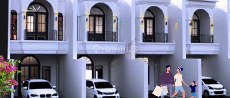 Rumah 2 Lt Asri & Nyaman American Clasic Di Jatiwaringin 1