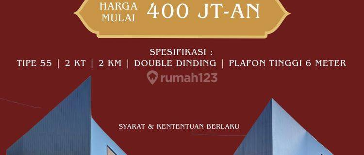 Rumah Murah Strategis Pinggir Jalan Marelan 1