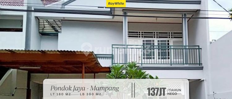 Disewa Rumah 2 Lantai di Pondok Jaya Mampang Jaksel 1