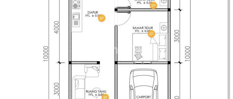 Rumah Dijual Murah Cluster Dipondok Rajeg 11 Unit Lagi 1