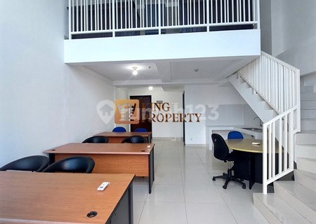 Lokasi Strategis Dekat Toll! Cocok Utk Kantor Fasilitas Keamanan 24 Jam, AC Central, Fitness Center, Function Hall, Taman, Shopping Center, Sky Terrace, Kolam Renang Disewakan Neo Soho Central Park Mall 1