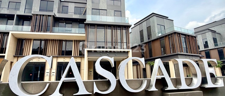 New 3-Storey Ruko in BSD Cascade Studio Loft Near Toll Access 1