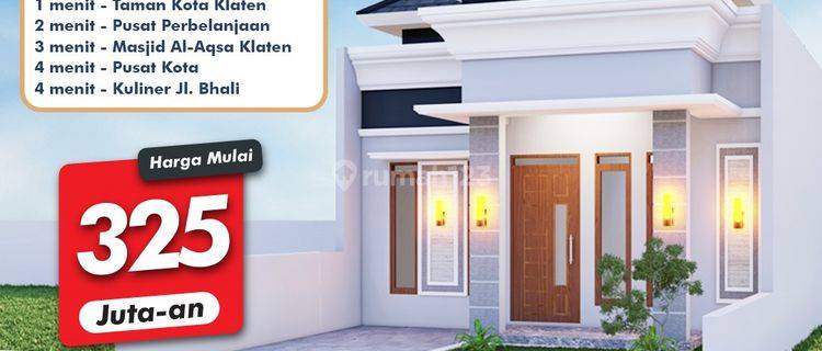 Rumah Murah Legalitas SHM di Klaten dekat Exit Tol 1