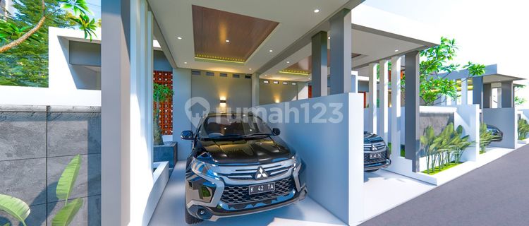 Mangku Asphalt House with Merapi View near Pandanaran Jakal 1