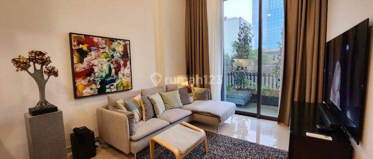 Sewa Apartment Arumaya Residences 2BR Fully Furnished – High Ceiling 4.2m & Private Garden! Lokasi Lebak Bulus Jaksel 1