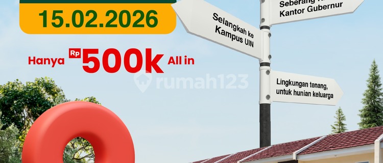 Perumahan Subsidi Rasa Cluster di Sebrang Deperindag Banten 1