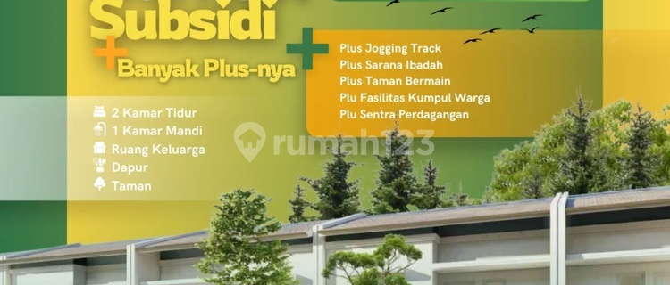 NEW PAMULIHAN CITY, SUBSIDIZED HOUSING IN SUMEDANG Owning a Home Doesn't Have to Be Expensive! 0% Down Payment in New Pamulihan City 1