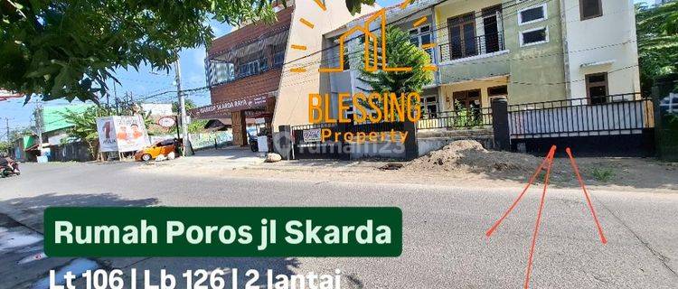 Rumah Poros Jl Skarda Daerah Ramai 1