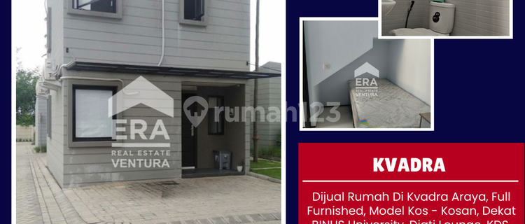 F012 Fully Furnished 2-Story House in Araya Malang 1