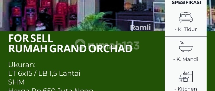 Dijual Rumah Cluster Grand Orcad Makassar – 1,5 Lantai Harga Terjangkau 1