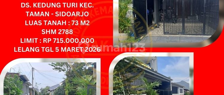 Jual Rumah Lelang Bank di Sidoarjo (Green Land Villa - Kedungturi Taman) : Lelang Kpknl 1