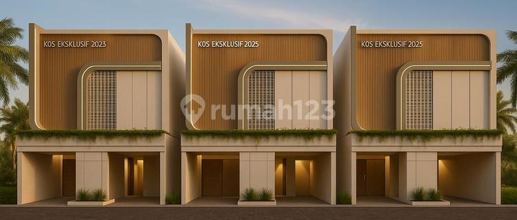 UGM Yogyakarta only 2 km away, 3-story boarding house with 22 doors - en-suite bathrooms, Ready to Build and customizable. 1