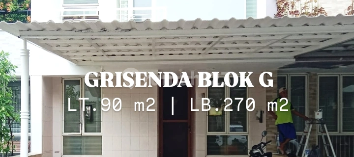 Termurah! Rumah Cluster Sewa Grisenda Blok G Semi Furnished 1