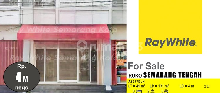 Ruko Cocok untuk Tempat Usaha di Semarang Tengah (A2877) 1