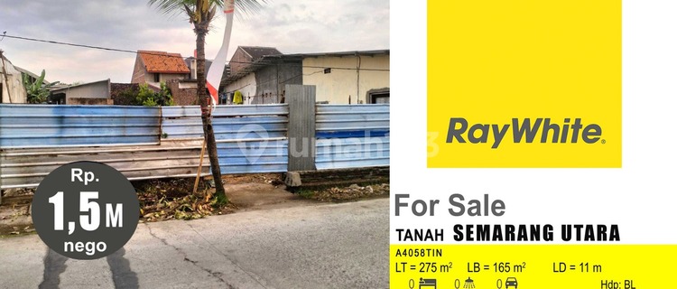 Tanah Siap Bangun di Semarang Utara (A4058) 1