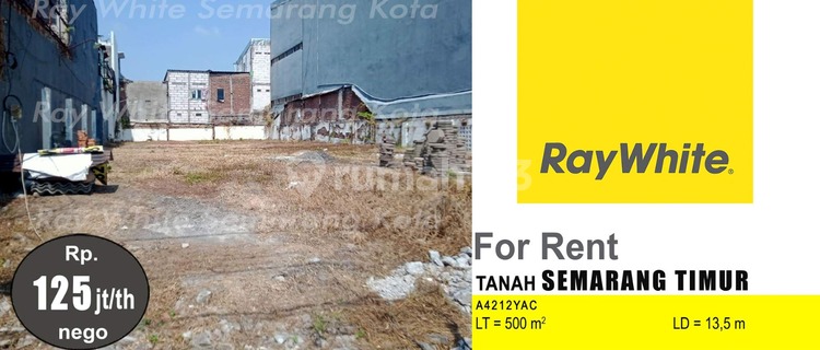 Tanah Siap Bangun Cocok untuk Showroom di Semarang Timur (A4212) 1