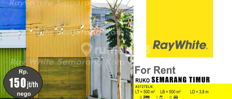 Ruko Outdoor Suitable for Cafe in East Semarang (A3727) 1