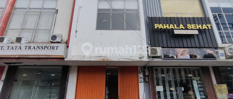 For Sale: Move-in Ready Ex-Office Shop House in Cilegon Business Center, Facing Main Road. 1