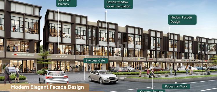 FOR SALE NEW Attached 3-Storey Shophouse 3KM Echante Business Park BSD City Tangerang 1