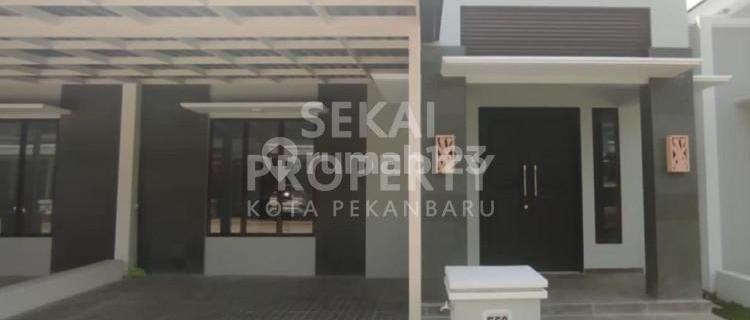 Disewakan Rumah Cluster Bali Pavilion Type 118/162 M2 Jl Parit Indah Bukit Raya 1