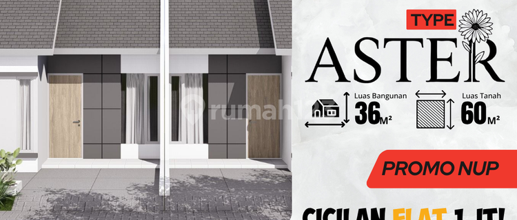 Hunian Murah Cicilan Mulai 1 Jutaan, Free Biaya Notaris & Akad 1