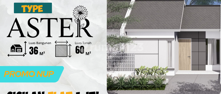 Rumah Subsidi Cicilan Flat 1 Juta - Type Aster Sulini Hill Dekat Kawasan Pabrik Bangil 1