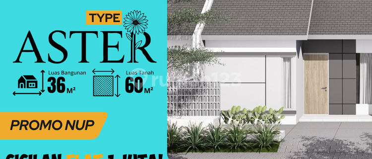 Rumah Type Aster, 2 Menit dari Pasar Grati 1