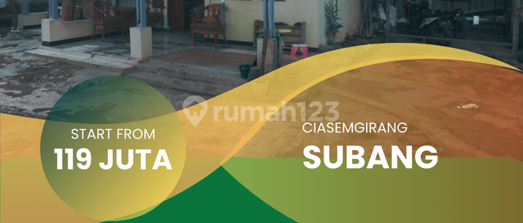 Dijual Rumah 1 Lantai di Ciasembaru, Subang 1