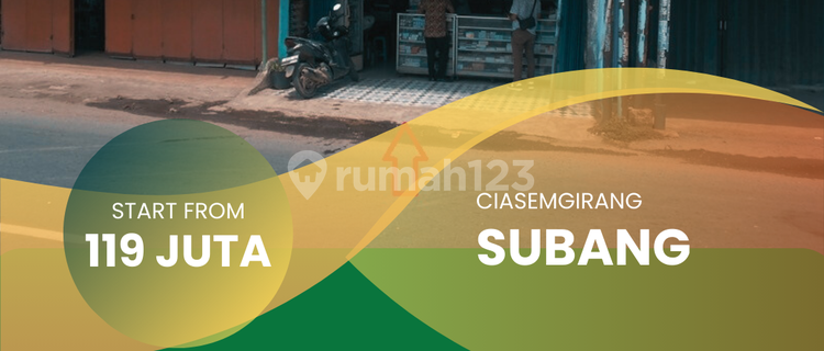 For Sale 1-Story Shop House in Pangusen, Subang (Pantura Main Road) 1