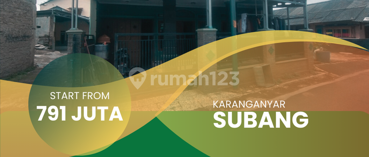 Dijual Rumah Huni 2 Lantai di Daerah Karanganyar, Subang, Jawa Barat 1