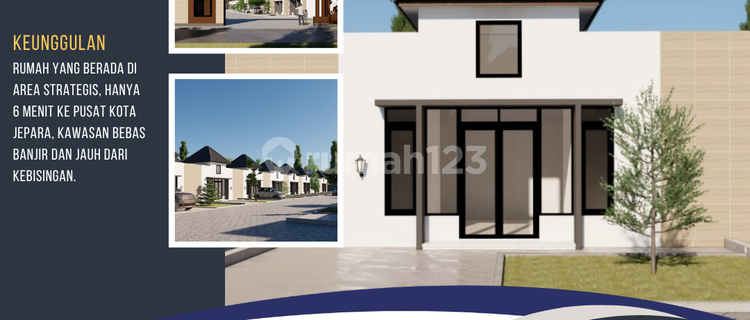 Rumah 1 Lantai 2 Kamar Tidur Lokasi Strategis 1