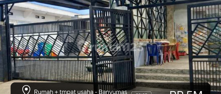 Rumah dan Tempat Usaha di Banyumas Full Furnish, Dekat Kemana Mana 1