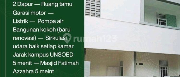 Building for Sale, Suitable for Investment Near Unsoed Campus 1