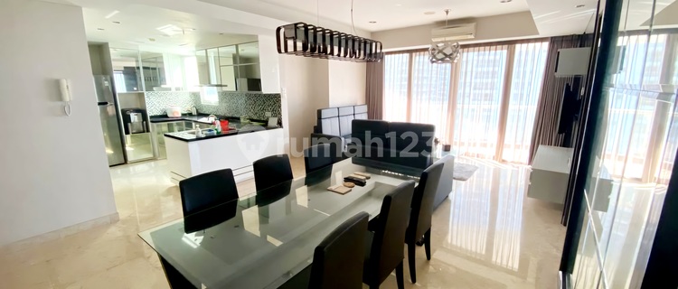 2+1 Bedroom Furnished Apartment in Springhill Kemayoran Near Golf Course PRJ Toll Gandhi School 1