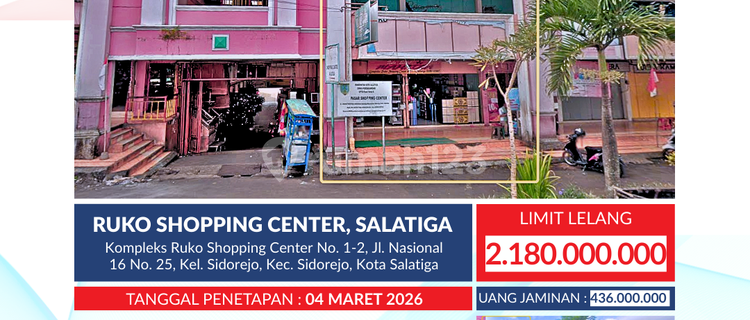 Auction of 2 Shop Units at Ruko Shopping Centre in the Heart of Salatiga City 1