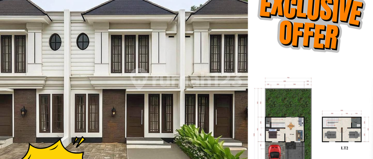 Coal Available! 2-Story American Classic House in Sukabangun Palembang 1
