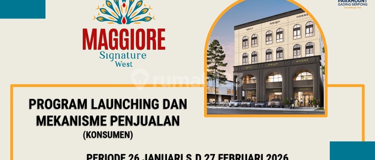 Near BSD Maggiore Signature West Ruko Elite in the Busiest Area of Gading Serpong 1