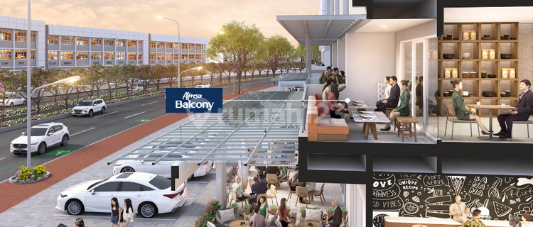 Calico Grande 2-Storey Ruko Free VAT - IDR 1.59M | Ready This Year on Petals Boulevard 1