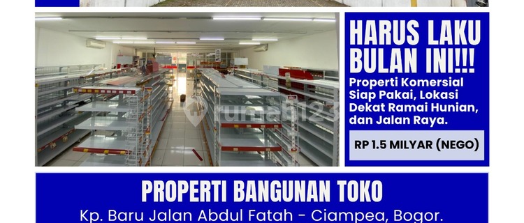 Sell Fast, Cheap and Strategic Shop House Business Space in Bogor 1