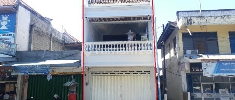 Ruko + Rumah 2 Lantai di Pusat Seririt - 500M² Bangunan, Mesin Uang Sekaligus Hunian! 1