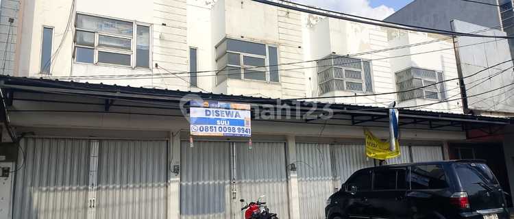 For Rent 4 Connected 2-Story Shophouses Formerly Alfamidi on Jombang Raya Street, Tangerang. 1