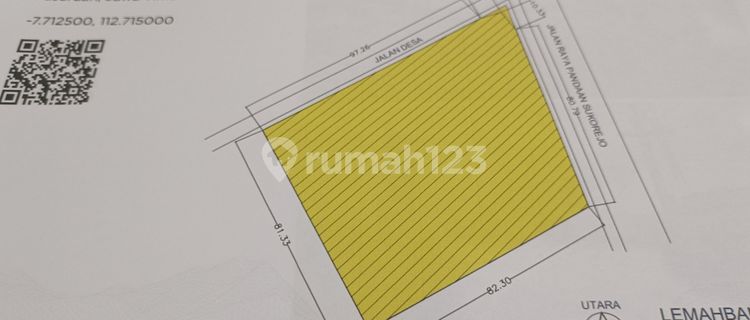 Tanah Nol jalan raya pandaan, cocok buat industri 1