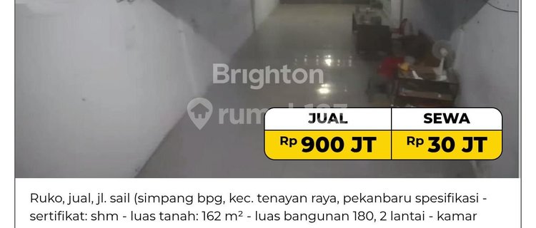Ruko, 2 Floors, SHM, in Pekanbaru City 1