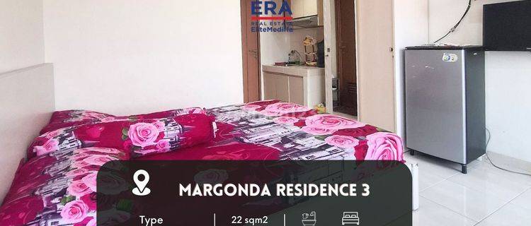 Apartement Studio Bagus Margonda Residence 3 Furnished 1