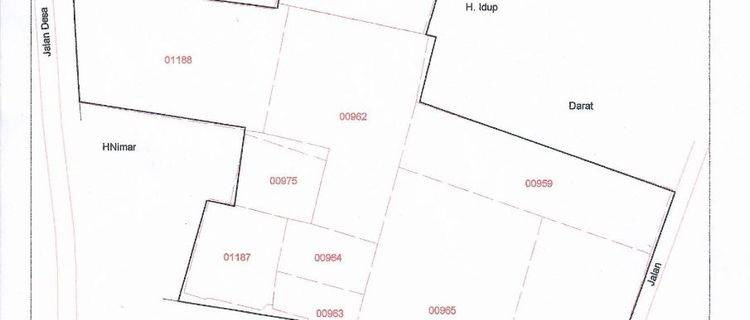 Dijual lahan siap pakai bonus rumahnya ex studio jalan besar  1