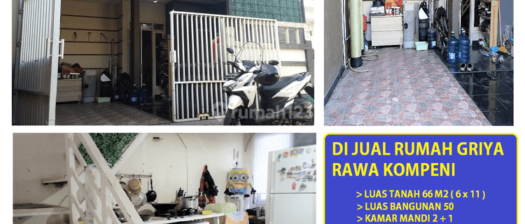 Rumah Bagus SHM di Griya Rawa Kompeni Kamal, Jakarta Utara 1