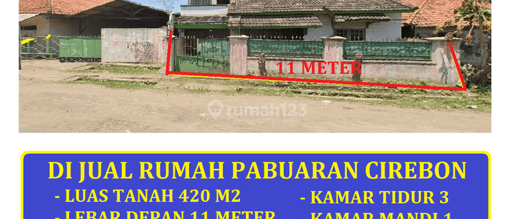 di Jual Rumah Jl Pangerang Sutajaya Waled Pabuaran Lor Cirebon 1